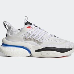 adidas AlphaBoost V1 White/Blue Fusion/Bright Red, 10.5